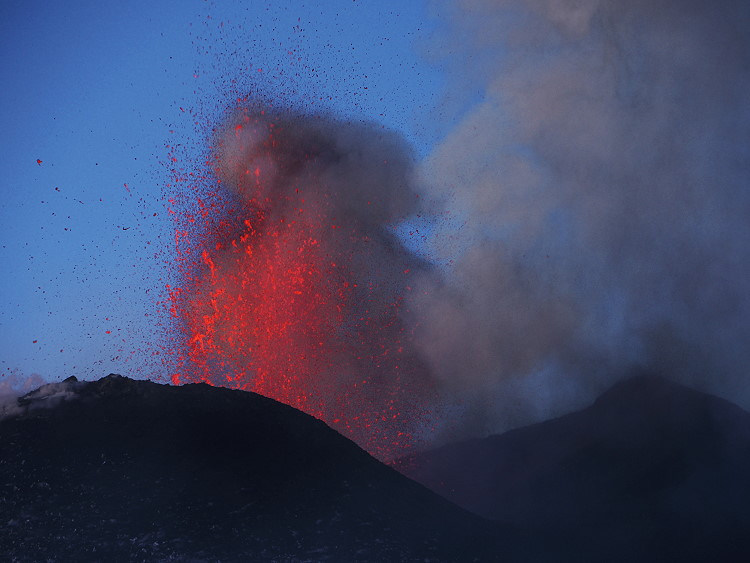 Vulkan Ätna: neuer Paroxysmus