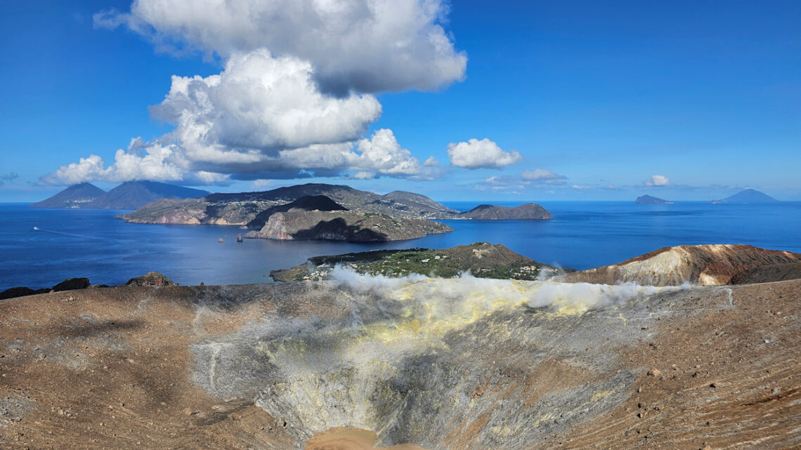 Geocache No 1 liegt auf Vulcano